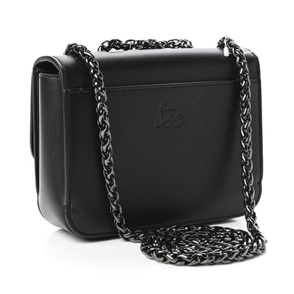 Christian Louboutin Calfskin Baby Sweety Charity NV Shoulder Bag Black 3 of 10