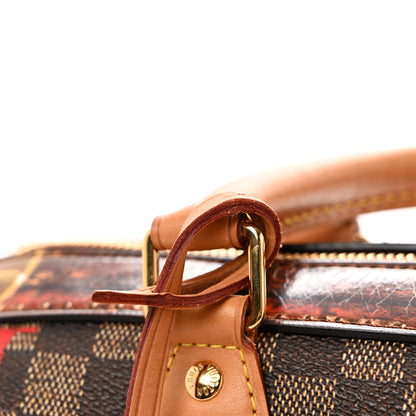 Louis Vuitton Transformed Damier Ebene Time Trunk Speedy Bandouliere 25 Black 11 of 13