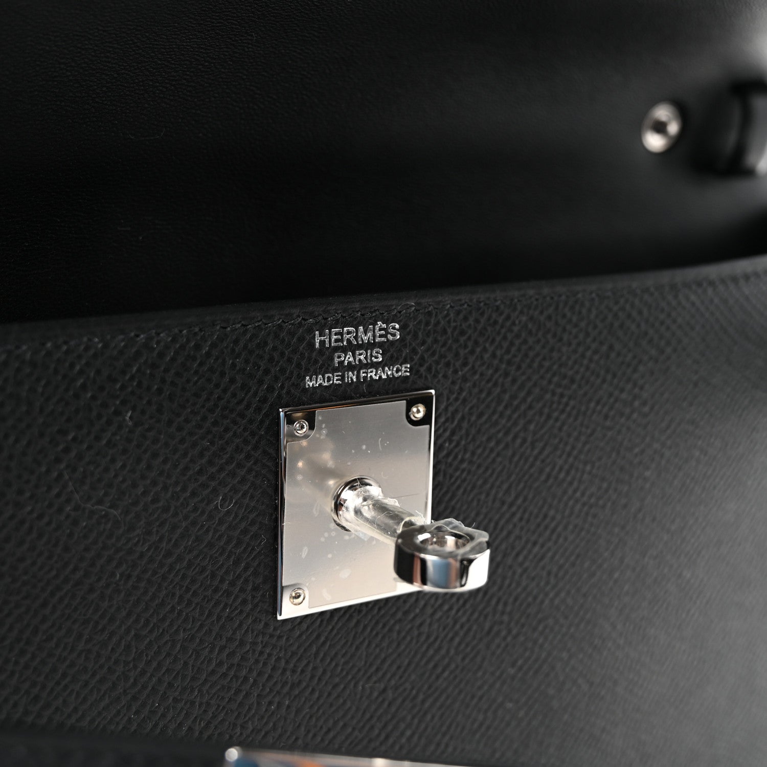 Hermes Epsom Kelly Elan Black 6 of 9