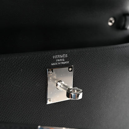 Hermes Epsom Kelly Elan Black 6 of 9