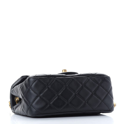 Chanel Lambskin Quilted Mini Pearl Crush Flap Black 4 of 9