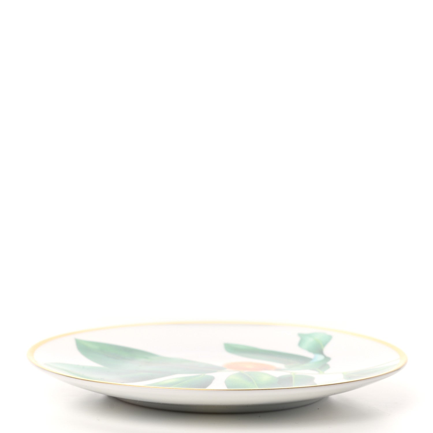 Hermes Porcelain Passifolia Dessert Plate Set of 2 4 of 6