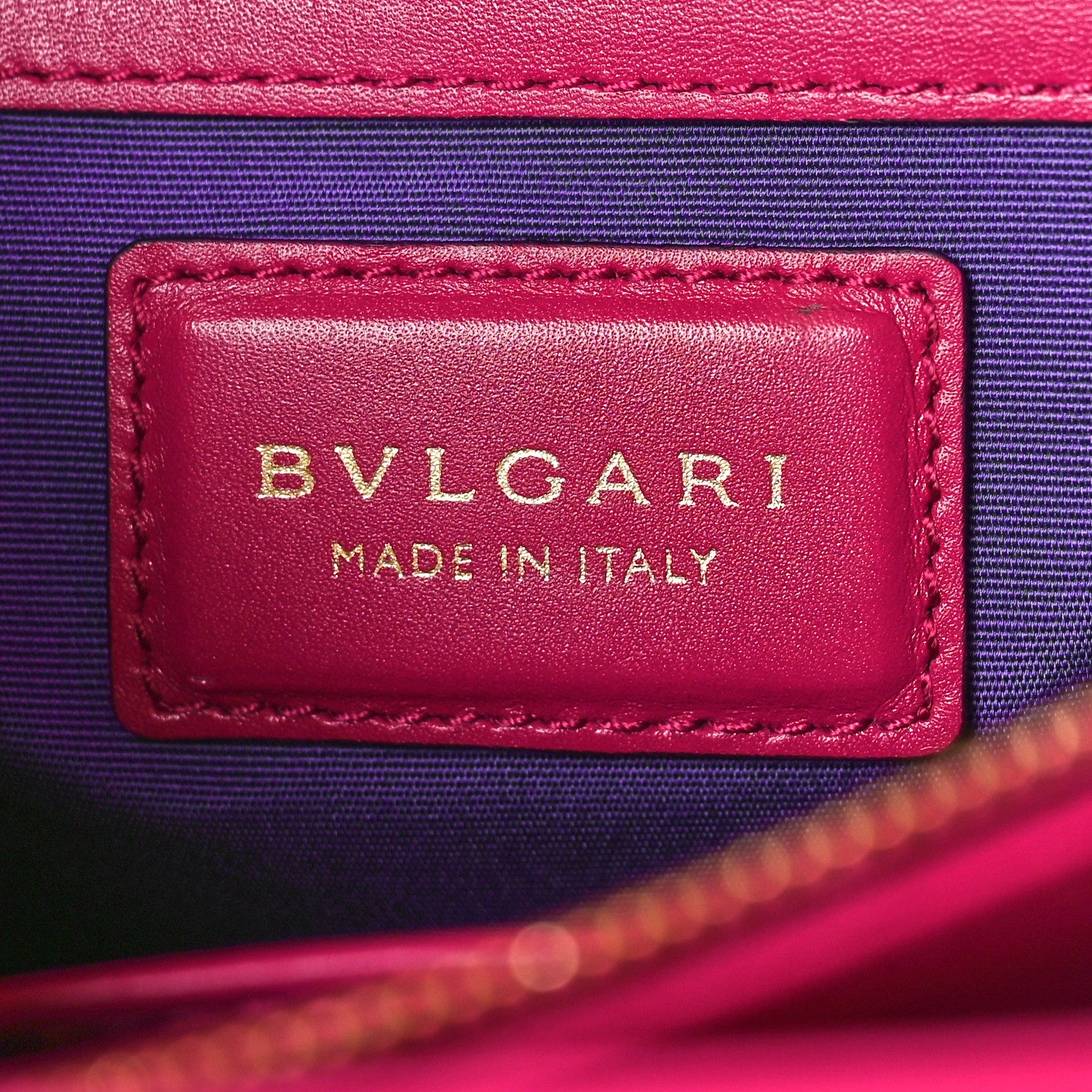 Bulgari Calfskin Serpenti Forever Shoulder Bag Pink 7 of 10