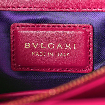 Bulgari Calfskin Serpenti Forever Shoulder Bag Pink 7 of 10
