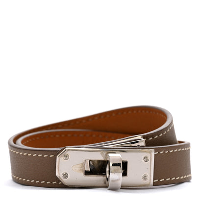Hermes Swift Kelly Double Tour Bracelet M Etoupe 1 of 6