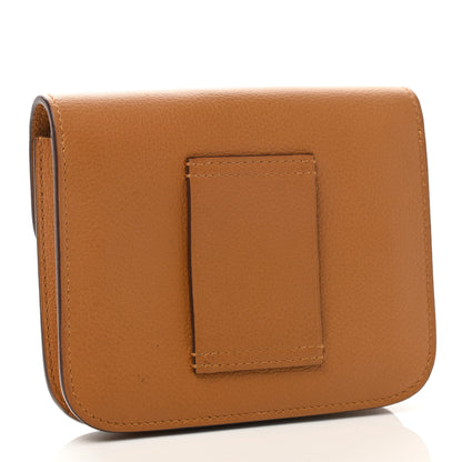 Hermes Evercolor Constance Slim Wallet Caramel 5 of 8