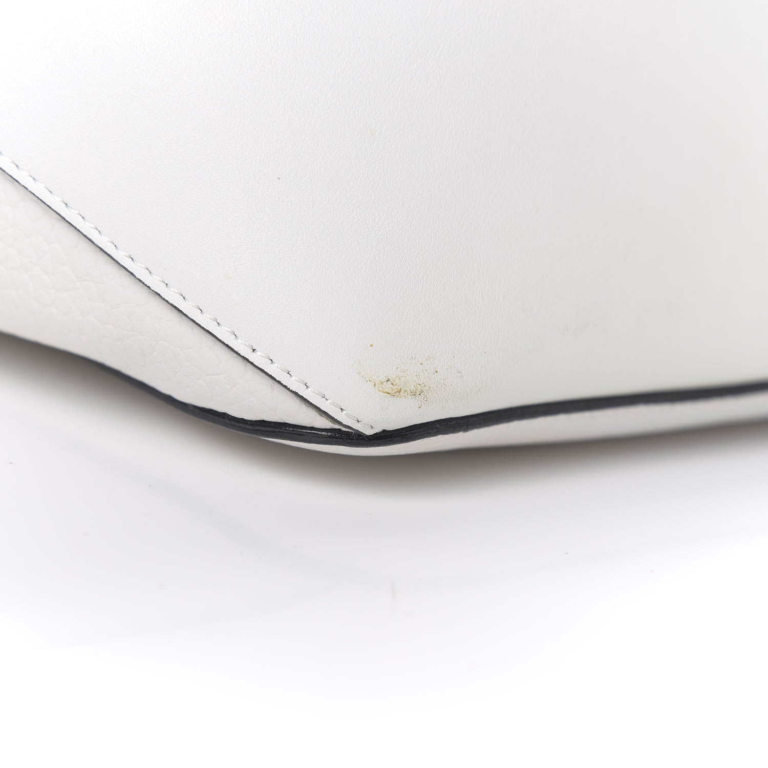 Proenza Schouler Pebbled Calfskin Double Sided PS Courier Bag White 11 of 12