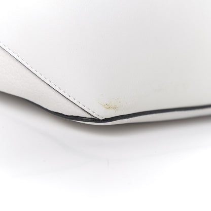 Proenza Schouler Pebbled Calfskin Double Sided PS Courier Bag White 11 of 12