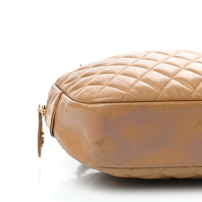 Chanel Lambskin Quilted Camera Case Beige 6 of 14