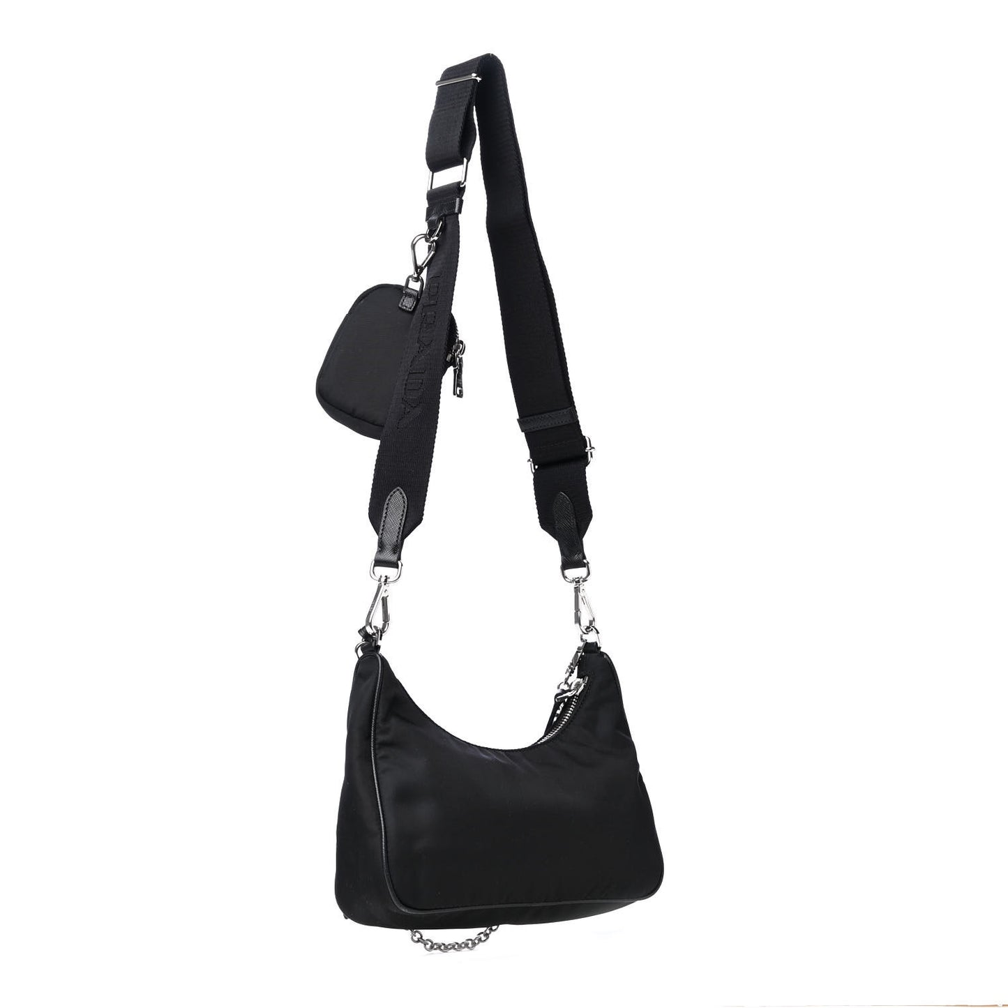 Nylon Re-Edition 2005 Shoulder Bag Black