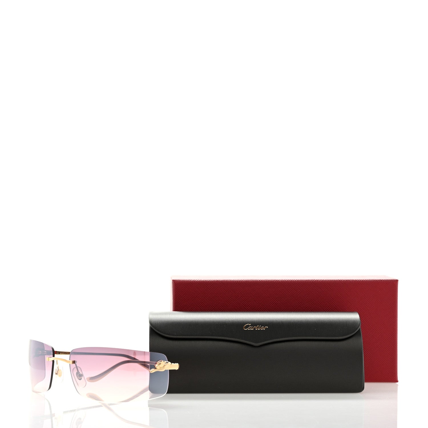 Cartier Panthere De Cartier Sunglasses CT0503S Gold 7 of 7