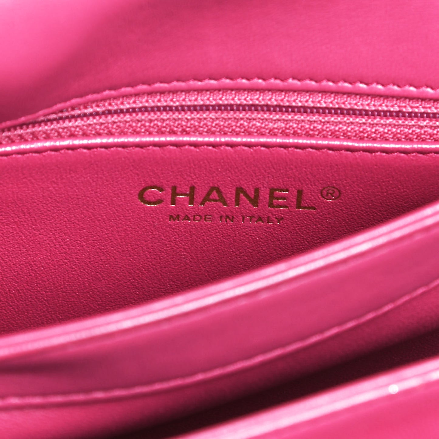 Lambskin Quilted Small Trendy CC Flap Dual Handle Bag Dark Pink