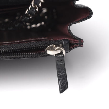 Chanel Caviar Quilted Wallet On Chain WOC Black 13 of 14