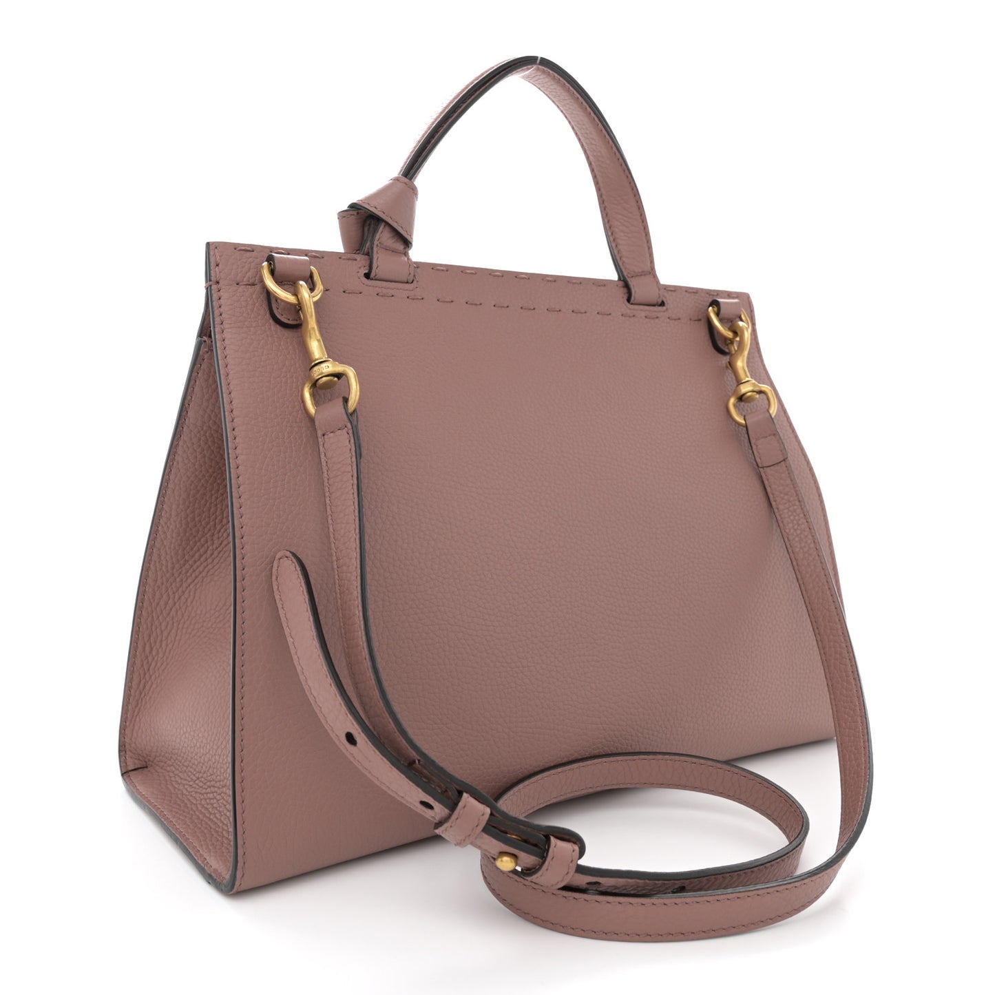 Calfskin Small GG Marmont Top Handle Bag Rosy Phard