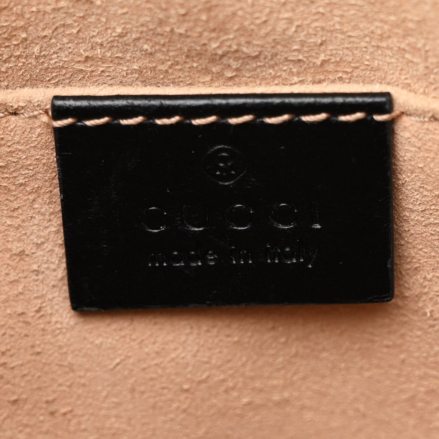 Calfskin Matelasse Small GG Marmont Chain Shoulder Bag Black