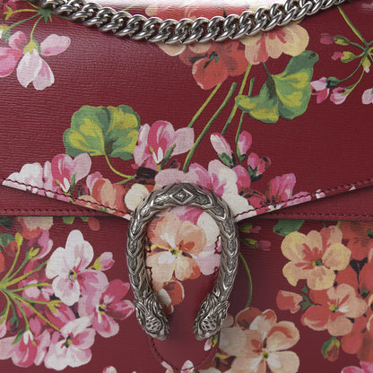 Gucci Calfskin Blooms Print Medium Dionysus Shoulder Bag Romantic Cherry Multicolor 10 of 10