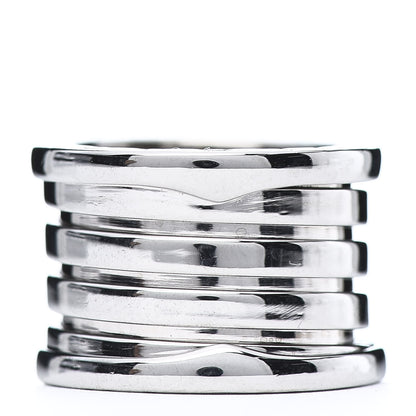 Bulgari 18K White Gold B.Zero1 Five-Band Ring 46 3.75 3 of 7