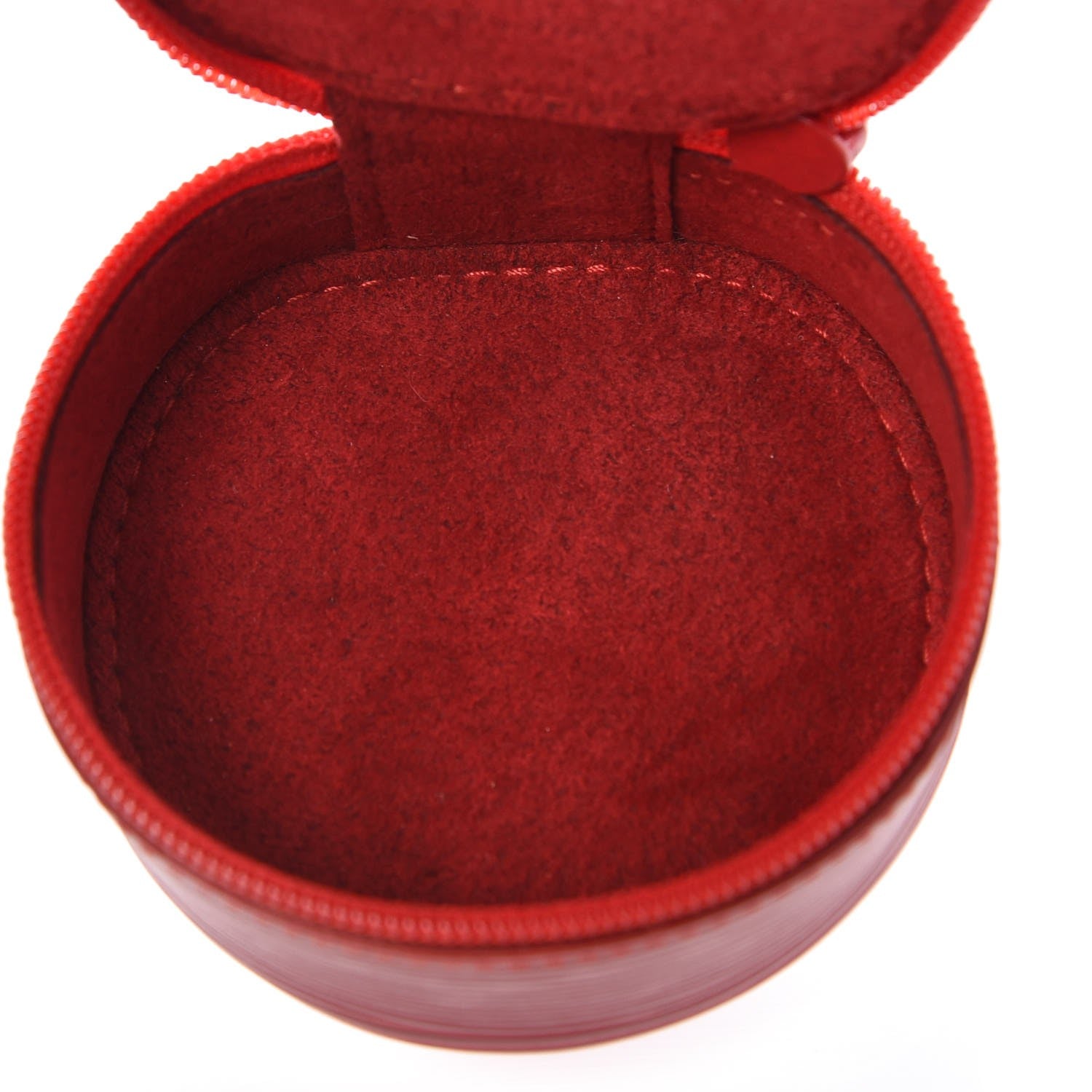 Louis Vuitton Epi Ecrin Bijoux 10cm Jewelry Box Case Red 6 of 7