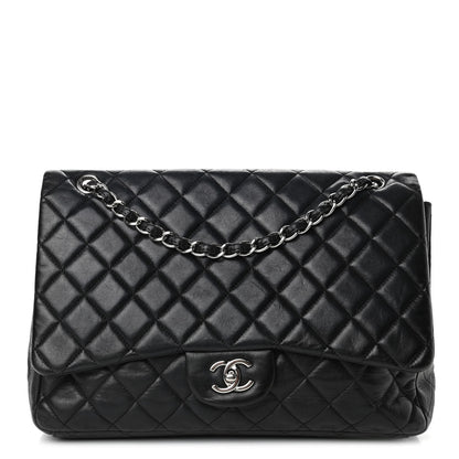 Chanel Lambskin Quilted Maxi Single Flap Black 1 of 4