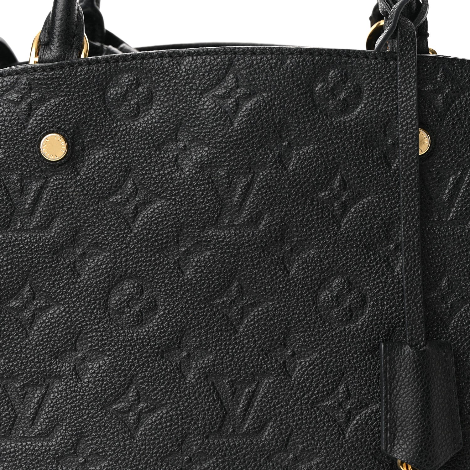 Louis Vuitton Empreinte Montaigne MM Black 7 of 9