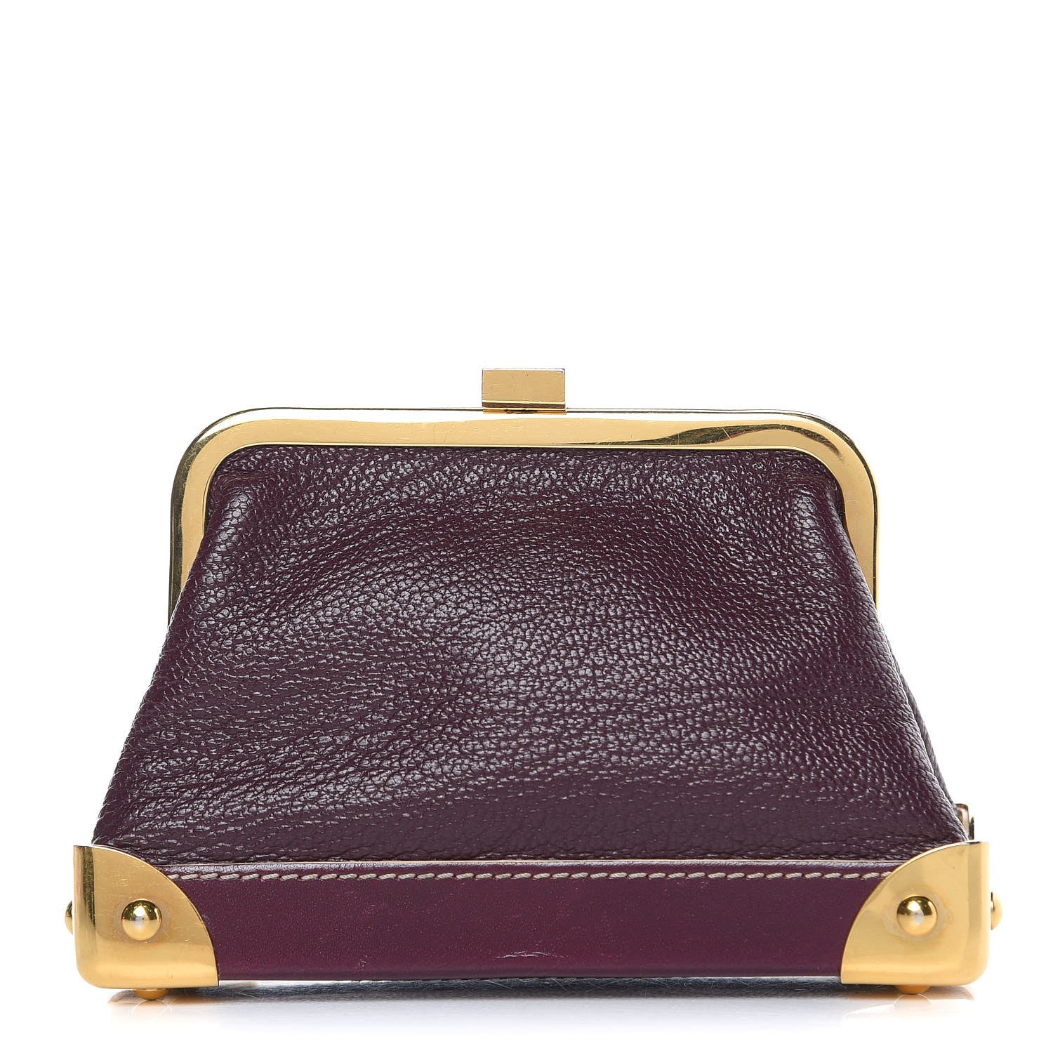 Louis Vuitton Suhali Porte-Monnaie Coin Purse Prune 1 of 9