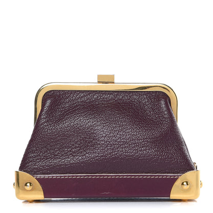 Louis Vuitton Suhali Porte-Monnaie Coin Purse Prune 1 of 9