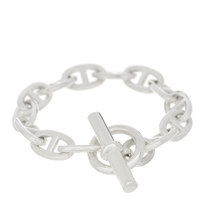 Hermes Sterling Silver TGM Chaine D'Ancre Bracelet 2 of 4