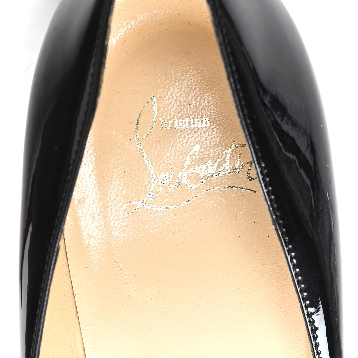 Christian Louboutin Patent Pigalle Plato 120 Pumps 39.5 Black