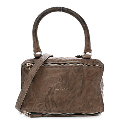 Givenchy Tumbled Sheepskin Small Pandora Brown 1 of 12