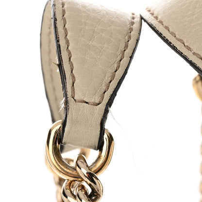 Gucci Pebbled Calfskin Medium Soho Chain Shoulder Bag Off White 14 of 16