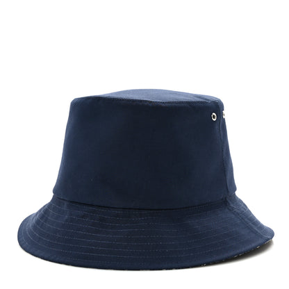 Christian Dior Oblique Reversible Teddy-D Brim Bucket Hat 57 Blue 4 of 13