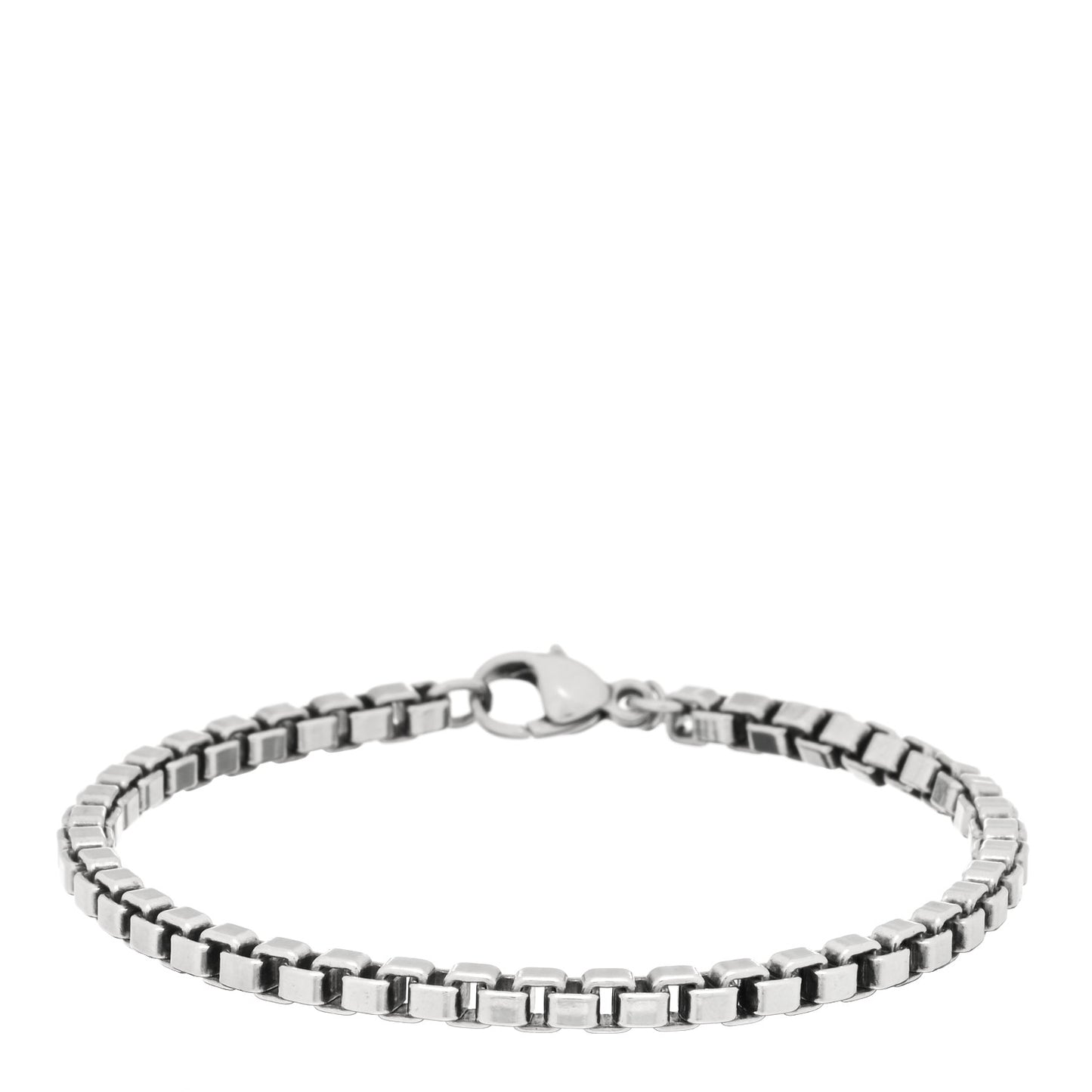 Sterling Silver 4mm Venetian Link Bracelet