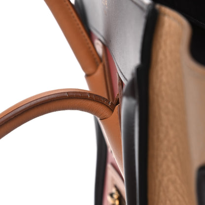 Celine Smooth Calfskin Bullhide Micro Tri-Color Luggage Terracotta 7 of 8