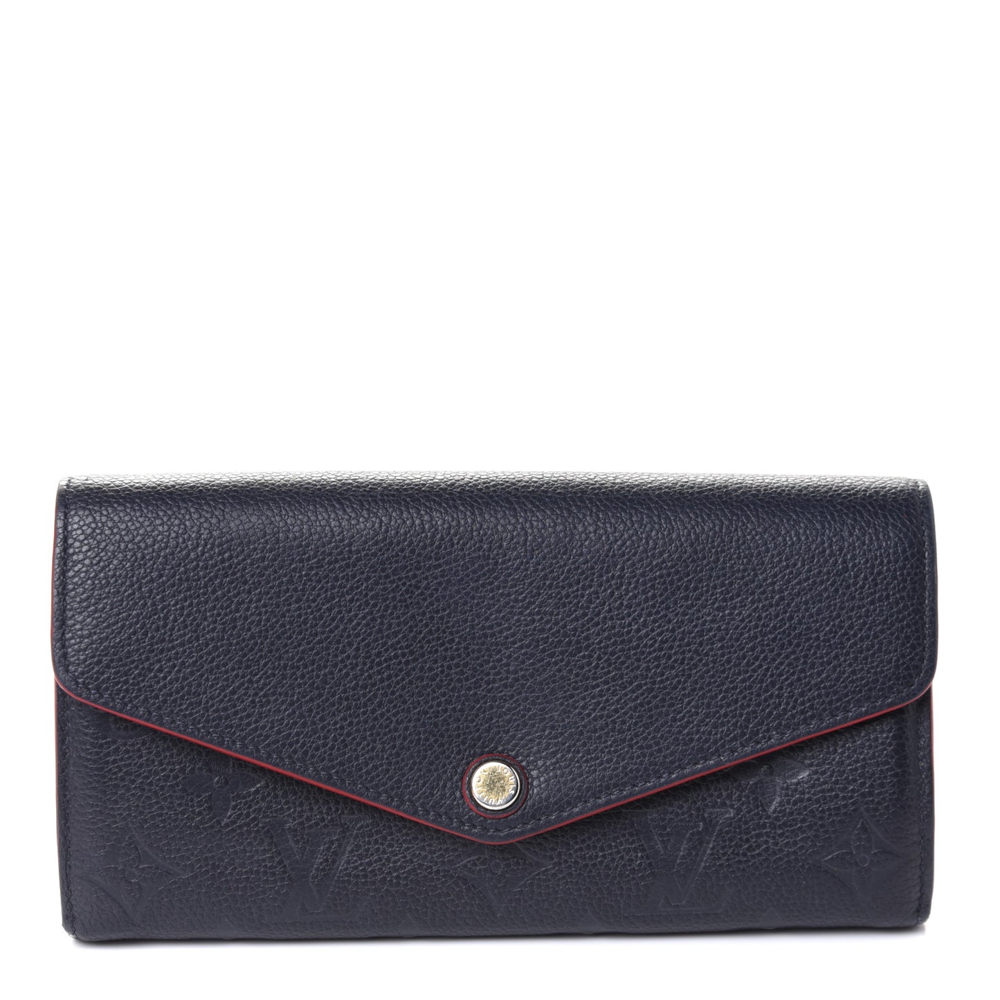 Empreinte Sarah Wallet NM Marine Rouge