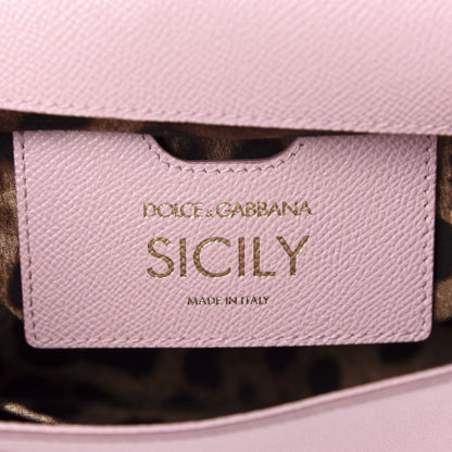 Dolce & Gabbana Dauphine Small Miss Sicily Satchel Rosa Carne 8 of 9