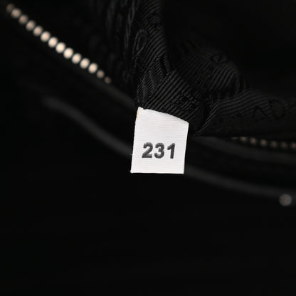 Prada City Calf Medium Galleria Double Zip Tote Black 7 of 12