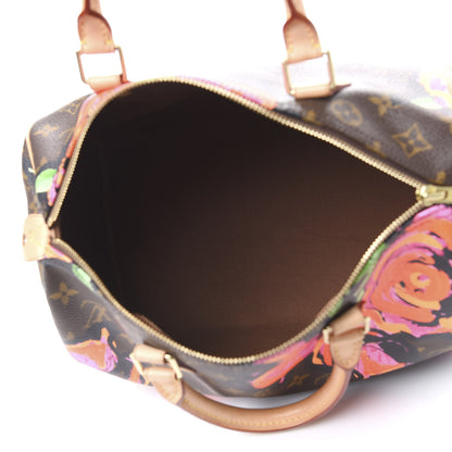 Louis Vuitton Monogram Roses Speedy 30 4 of 10