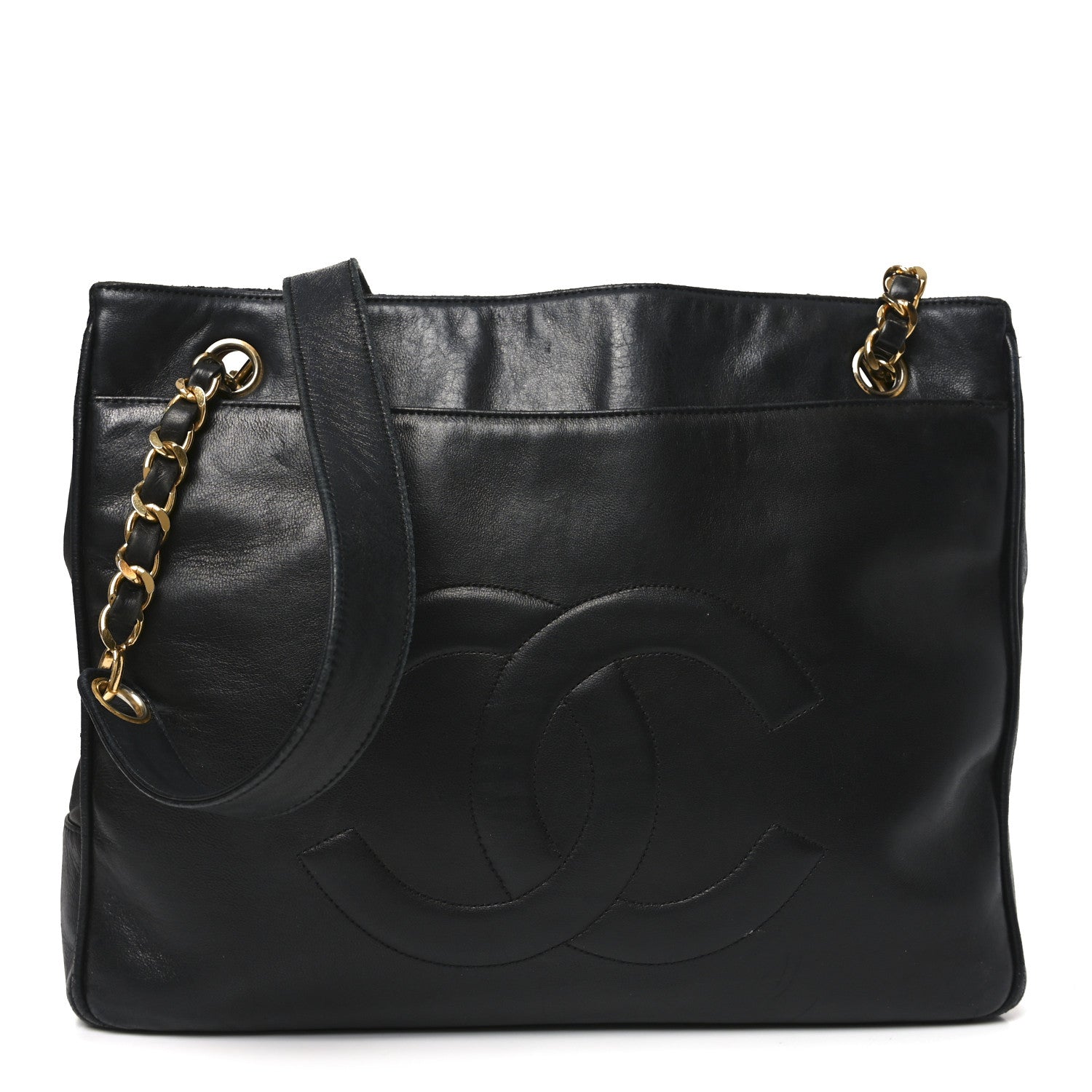 Chanel Lambskin CC Shoulder Bag Black 1 of 9