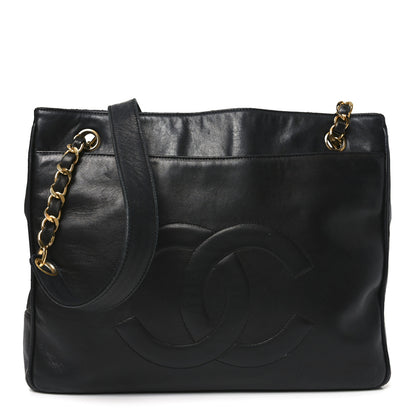 Chanel Lambskin CC Shoulder Bag Black 1 of 9