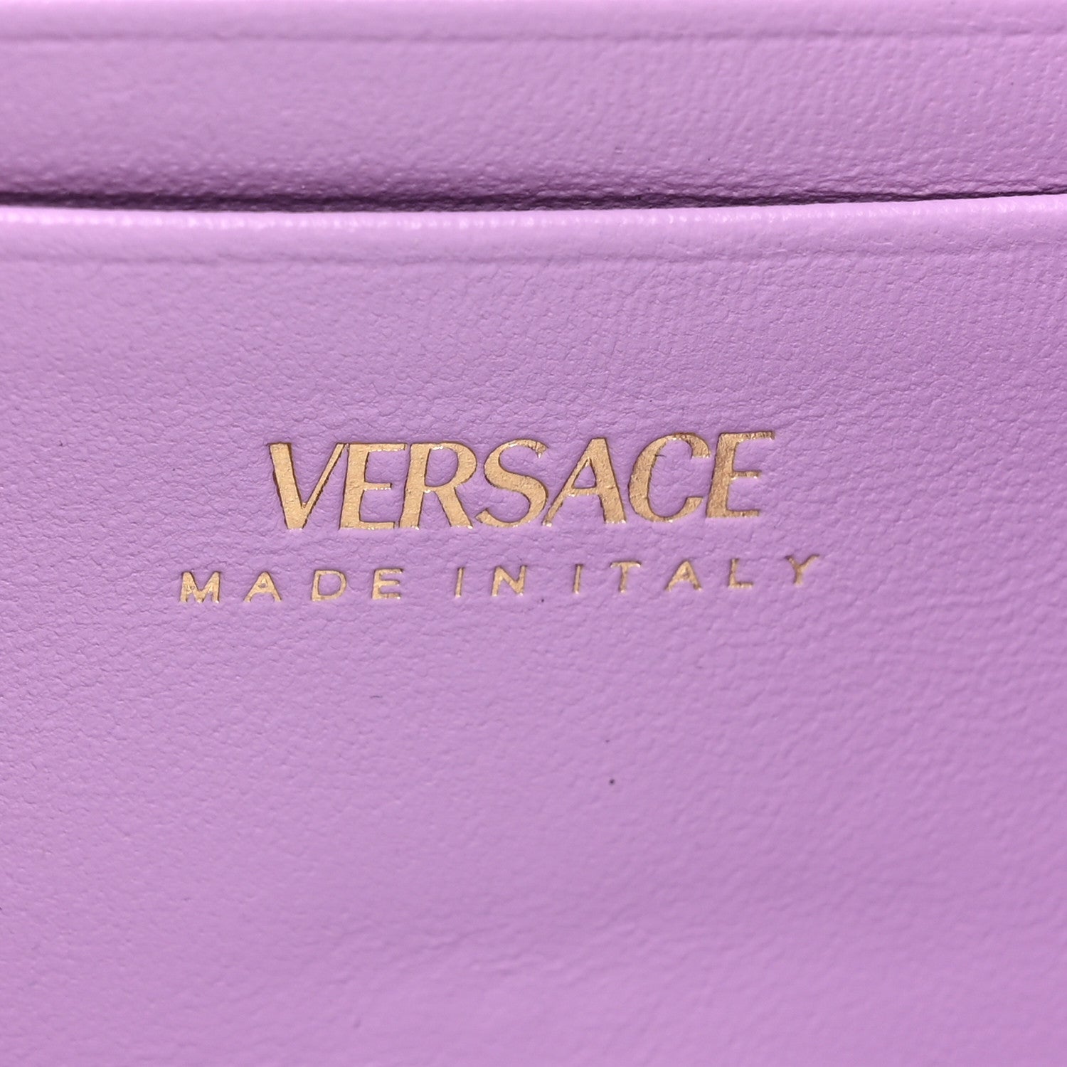 Versace Metallic Calfskin Crystal Medusa Clutch With Chain Pink 6 of 8