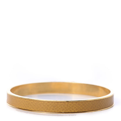 Hermes Courchevel Kelly Lock Cadena Bracelet Jaune 3 of 5