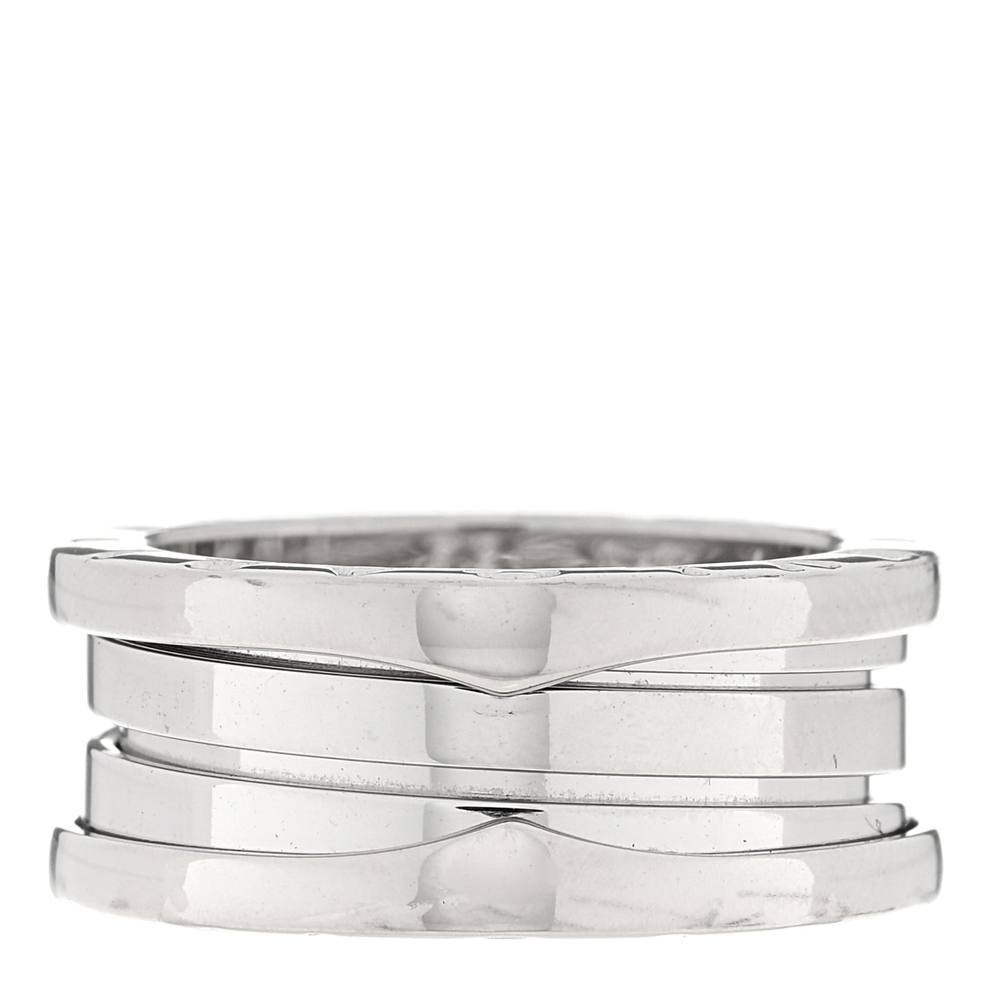 18K White Gold B.Zero1 Three-Band Ring 52 6