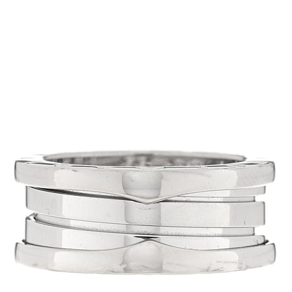 Bulgari 18K White Gold B.Zero1 Three-Band Ring 52 6 1 of 4