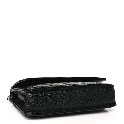 Chanel Caviar Quilted Wallet on Chain WOC Black 4 of 11