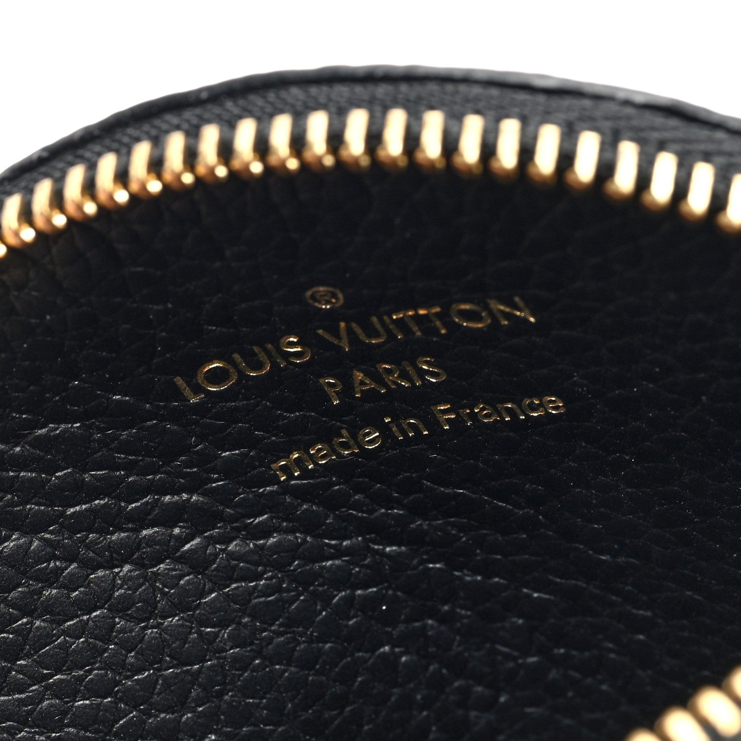 Louis Vuitton Empreinte Round Coin Purse Cream Black 6 of 6