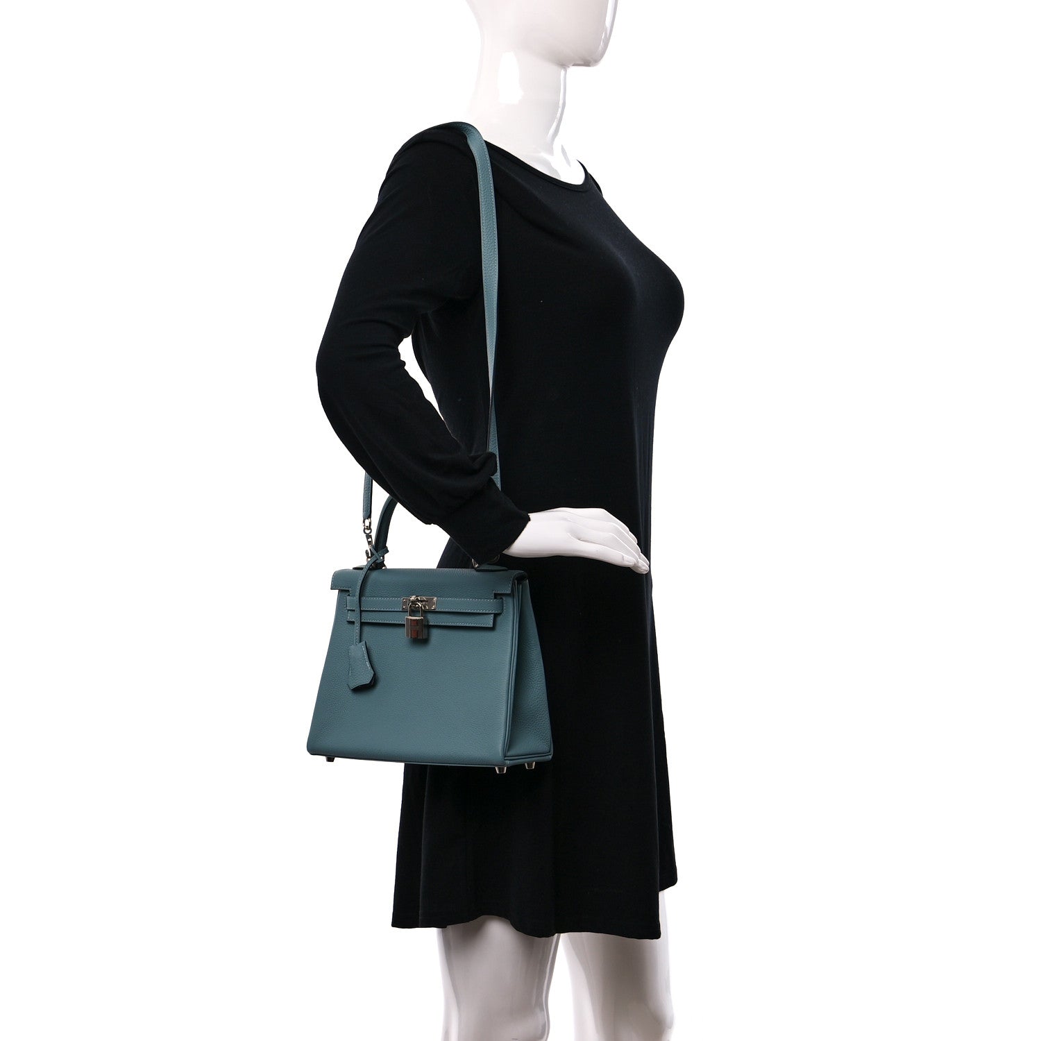 Hermes Togo Kelly Retourne 25 Ciel 2 of 12