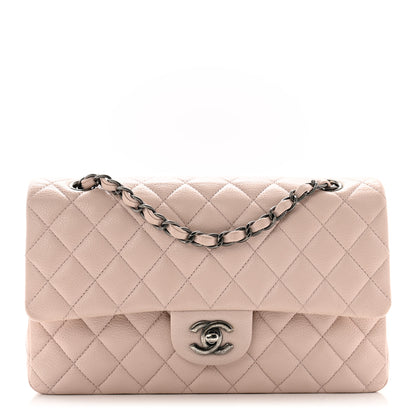 Chanel Caviar Quilted Medium Double Flap Light Pink 1 of 12