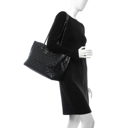 Chanel Caviar Quilted Large Coco Handle Shopping Tote Black 2 of 8