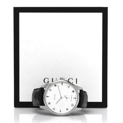 Gucci Stainless Steel Alligator 40mm G-Timeless Charm Automatic Watch 5 of 5