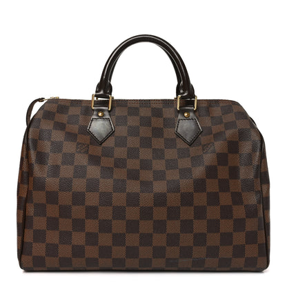 Louis Vuitton Damier Ebene Speedy 30 1 of 10